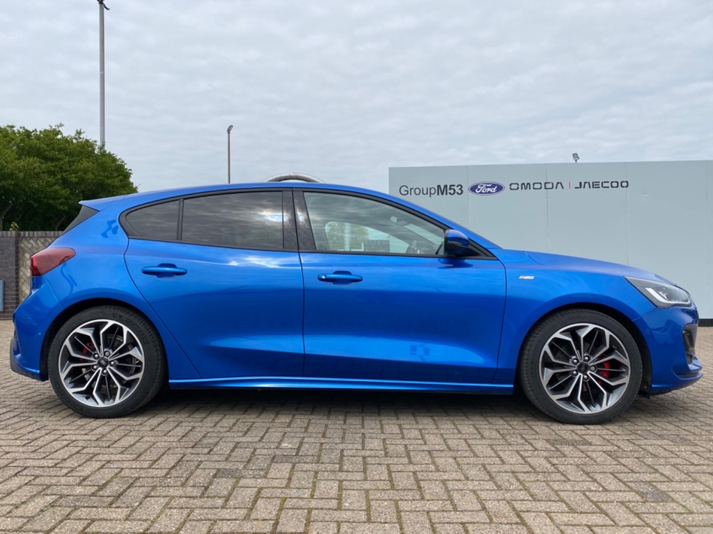 Ford Focus 1.0 Ecoboost Hybrid Mhev St-line X EK74YGX Blue #5