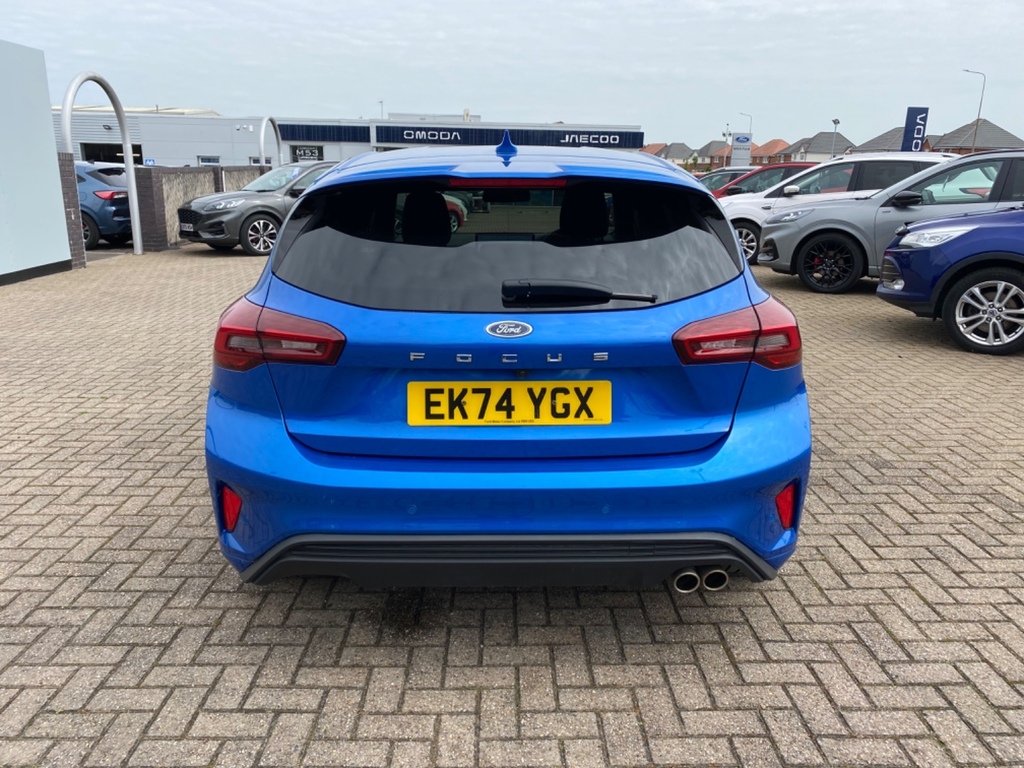 Ford Focus 1.0 Ecoboost Hybrid Mhev St-line X EK74YGX Blue #3