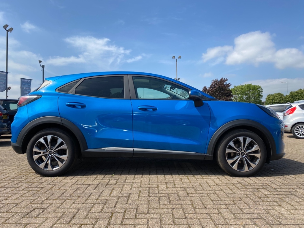 Ford Puma 1.0 Ecoboost Hybrid Mhev Titanium EF25UXU Blue #5