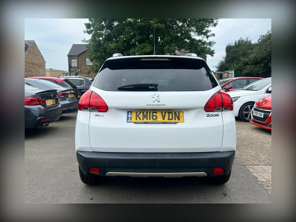 Peugeot 2008 1.2 Puretech Allure Eat Euro 6 Ss KM16VDN White #6