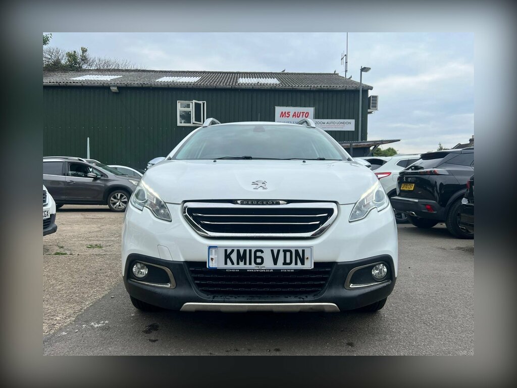 Peugeot 2008 1.2 Puretech Allure Eat Euro 6 Ss KM16VDN White #2