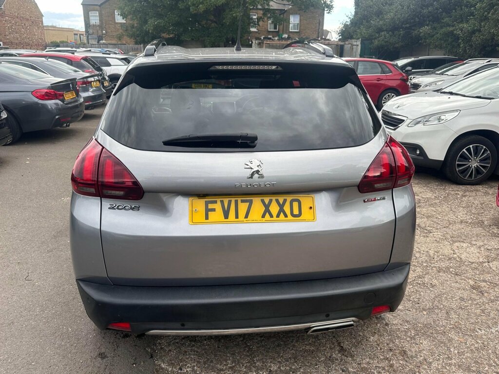 Peugeot 2008 1.2 Puretech Gt Line Eat Euro 6 Ss FV17XXO Grey #5