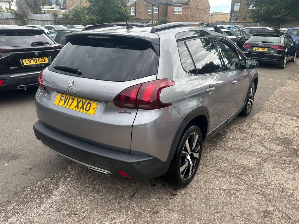 Peugeot 2008 1.2 Puretech Gt Line Eat Euro 6 Ss FV17XXO Grey #6