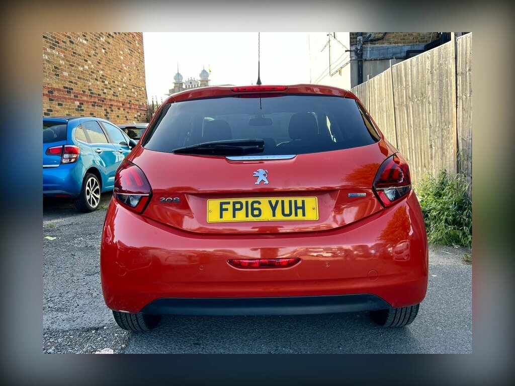 Peugeot 208 1.2 Puretech Allure Eat Euro 6 Ss FP16YUH Orange #6