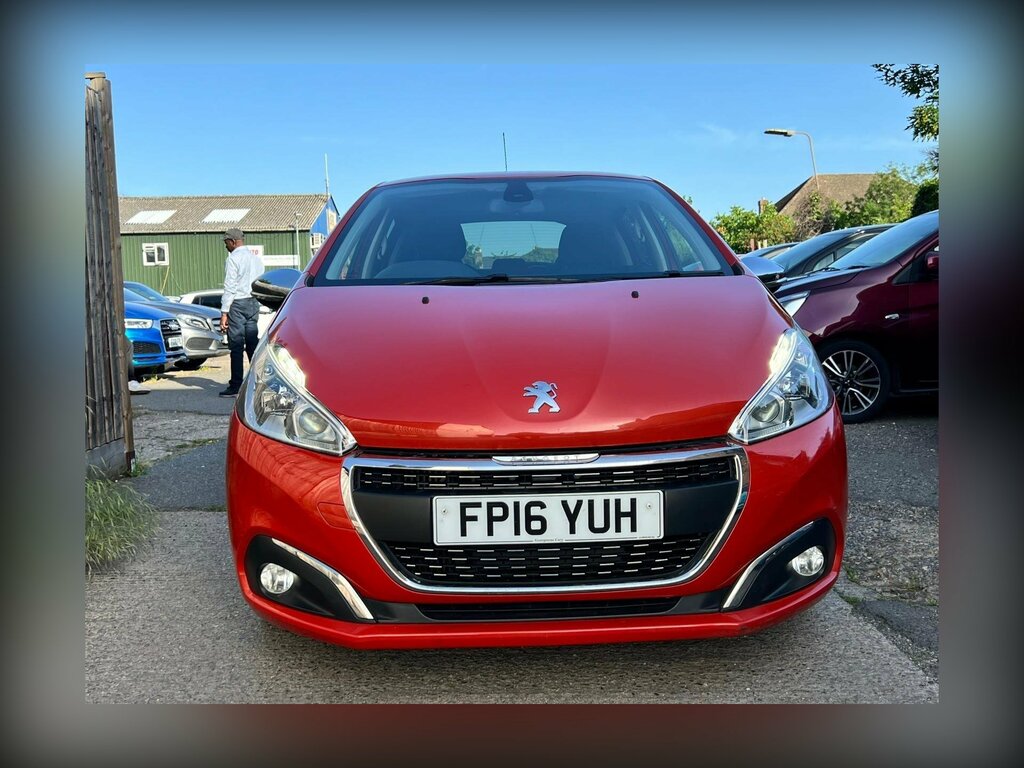 Peugeot 208 1.2 Puretech Allure Eat Euro 6 Ss FP16YUH Orange #3