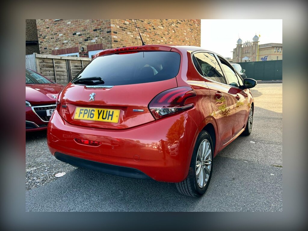 Peugeot 208 1.2 Puretech Allure Eat Euro 6 Ss FP16YUH Orange #5