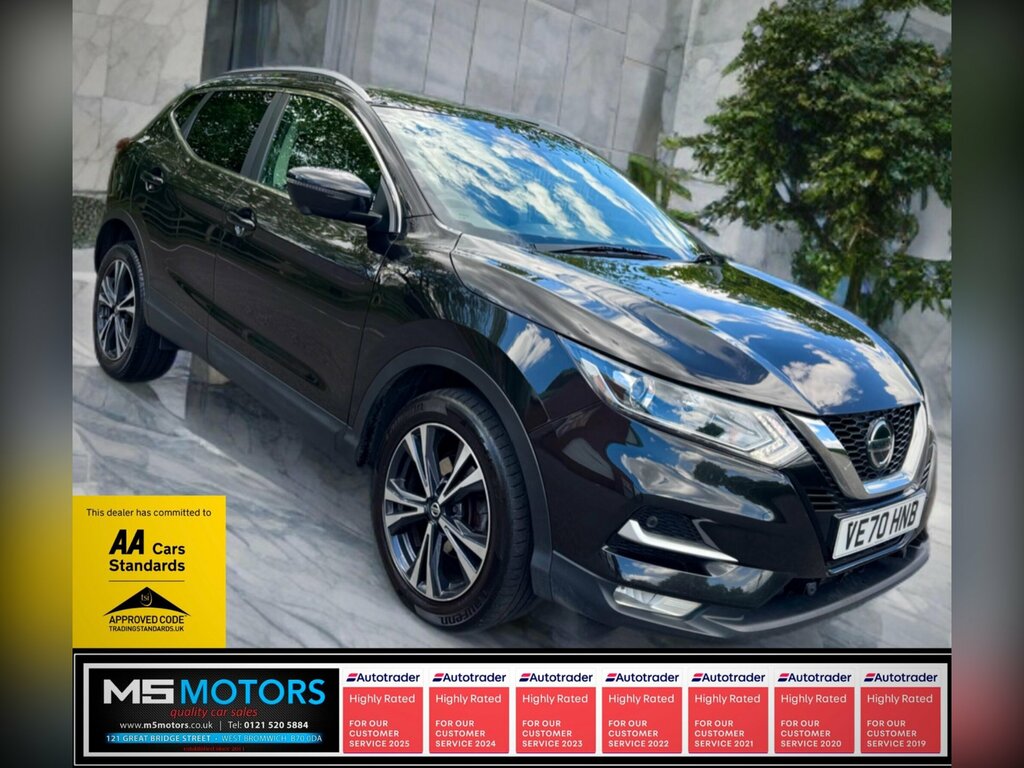 Nissan Qashqai 1.3 Dig-t N-connecta Dct Euro 6 Ss Black