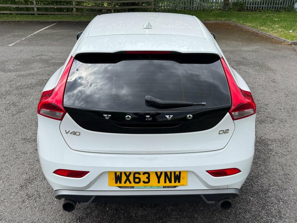 Volvo V40 1.6 D2 R-design Euro 5 Ss WX63YNW White #6