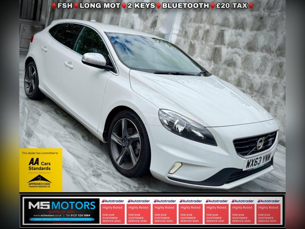 Volvo V40 1.6 D2 R-design Euro 5 Ss White