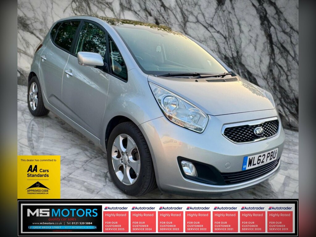 Kia Venga 1.6 3 Euro 5 Sat Nav Silver