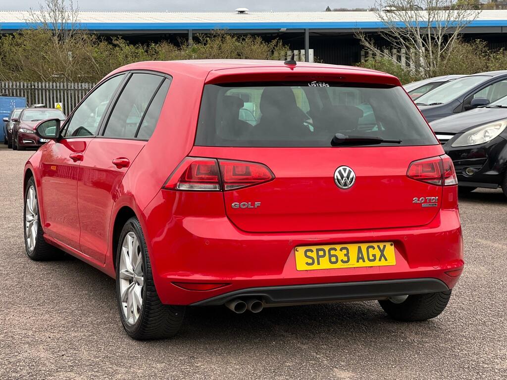 Volkswagen Golf 2.0 Tdi Bluemotion Tech Gt Euro 5 Ss SP63AGX Red #6