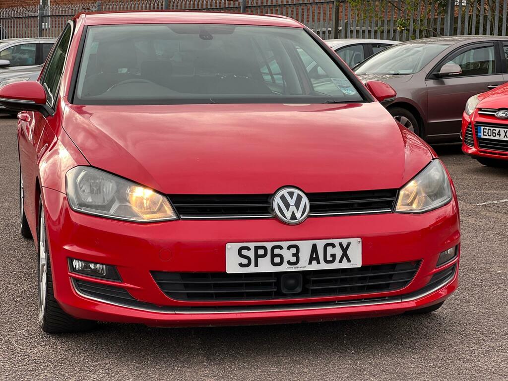 Volkswagen Golf 2.0 Tdi Bluemotion Tech Gt Euro 5 Ss SP63AGX Red #4