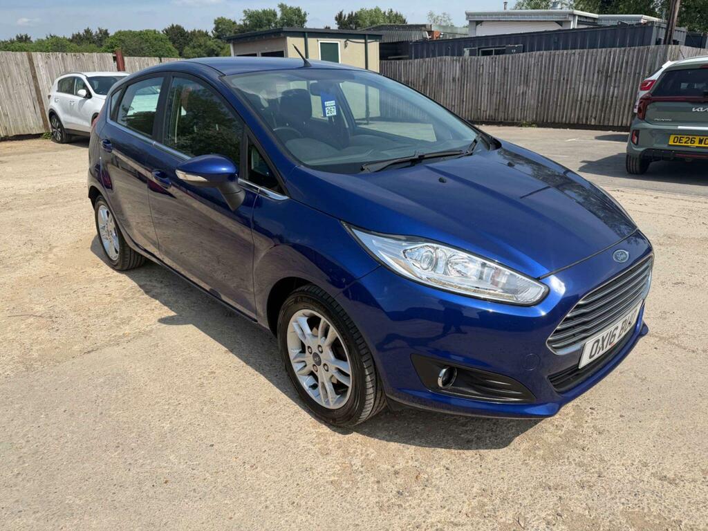 Ford Fiesta 1.0T Ecoboost Zetec Euro 6 Ss OX16BUO Blue #3