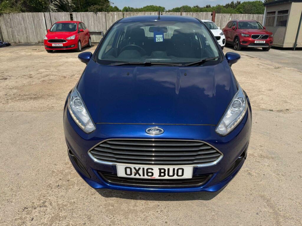 Ford Fiesta 1.0T Ecoboost Zetec Euro 6 Ss OX16BUO Blue #2