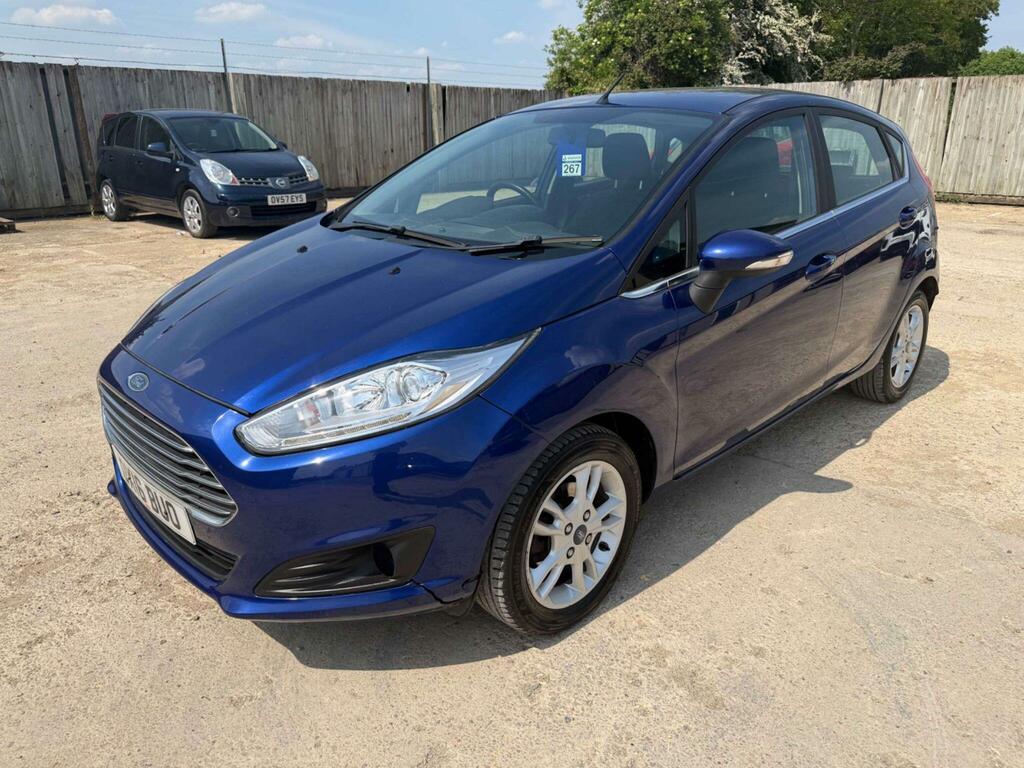 Ford Fiesta 1.0T Ecoboost Zetec Euro 6 Ss OX16BUO Blue #4