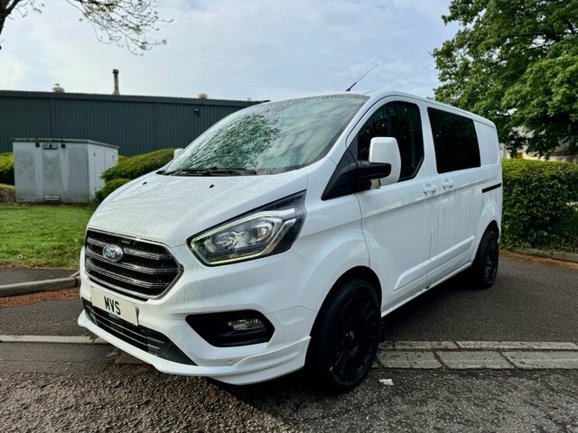 Ford Transit Custom 2021 2.0 300 Ecoblue Limited Crew Van Double Cab 5 HG21LUO White #3