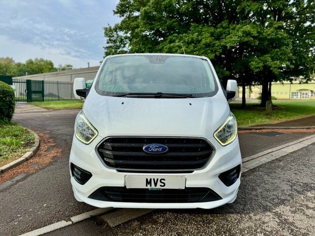 Ford Transit Custom 2021 2.0 300 Ecoblue Limited Crew Van Double Cab 5 HG21LUO White #2