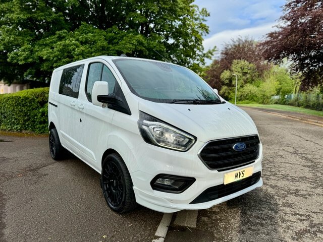 Ford Transit Custom 2021 2.0 300 Ecoblue Limited Crew Van Double Cab 5 White