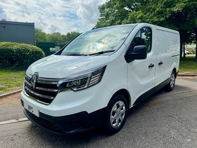 Renault Trafic 2022 2.0 Dci Blue Sl28 Business Panel Van Die MT72NLN White #3
