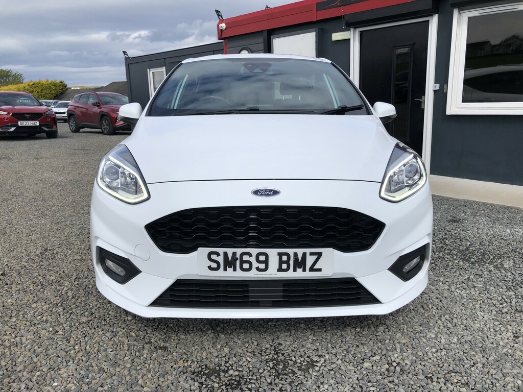 Ford Fiesta Hatchback 1.0 T Ecoboost St-line X 2020 SM69BMZ White #2