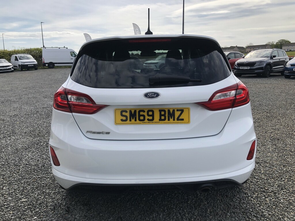 Ford Fiesta Hatchback 1.0 T Ecoboost St-line X 2020 SM69BMZ White #5