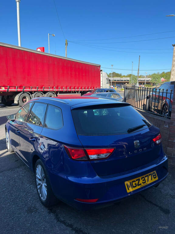 Seat Leon 1.6 Tdi Se Dynamic Ez MGZ3778 Blue #6