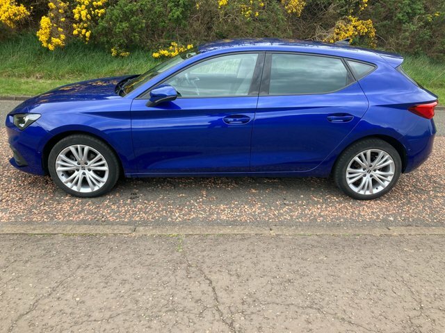Seat Leon 2021 2.0 Tdi Se Dynamic Euro 6 Ss Blue #6