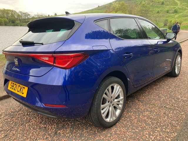 Seat Leon 2021 2.0 Tdi Se Dynamic Euro 6 Ss Blue #3