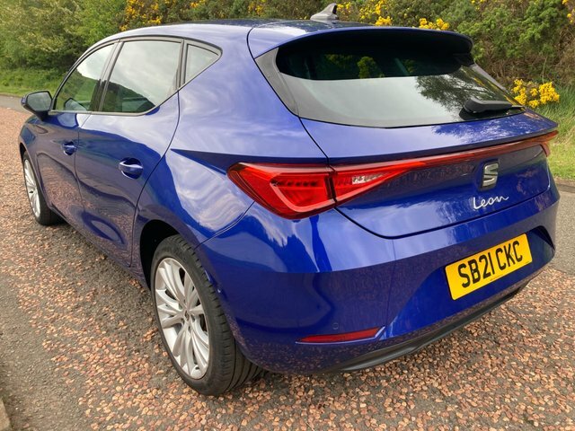 Seat Leon 2021 2.0 Tdi Se Dynamic Euro 6 Ss Blue #5