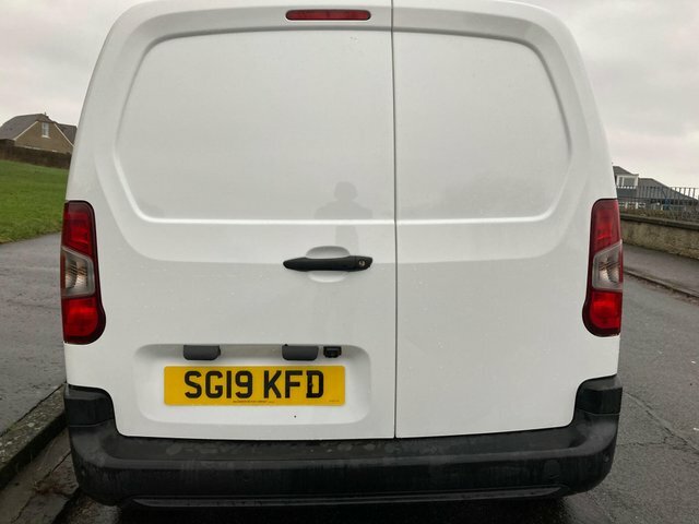 Peugeot Partner 2019 1.6 Bluehdi 1000 Grip Standard Panel Van Swb W999SHH Blue #3