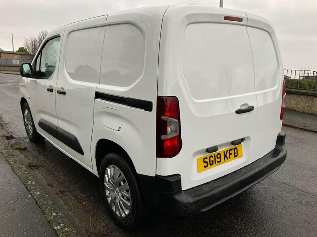 Peugeot Partner 2019 1.6 Bluehdi 1000 Grip Standard Panel Van Swb W999SHH Blue #4
