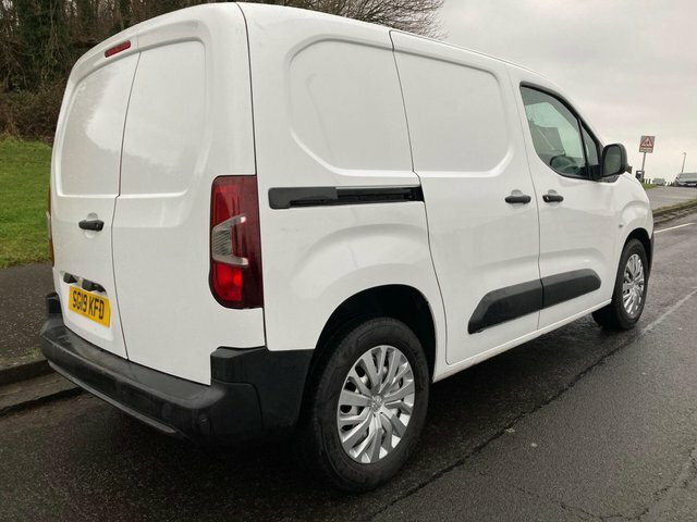 Peugeot Partner 2019 1.6 Bluehdi 1000 Grip Standard Panel Van Swb W999SHH Blue #2