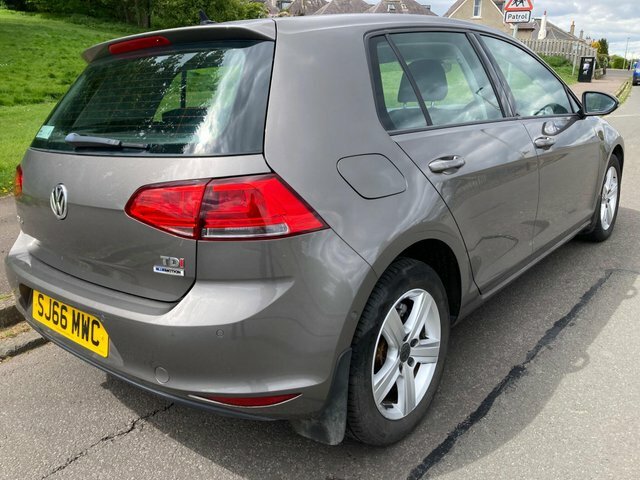 Volkswagen Golf 2016 1.6 Tdi Bluemotion Tech Match Edition Euro 6 SJ66MWC Grey #2