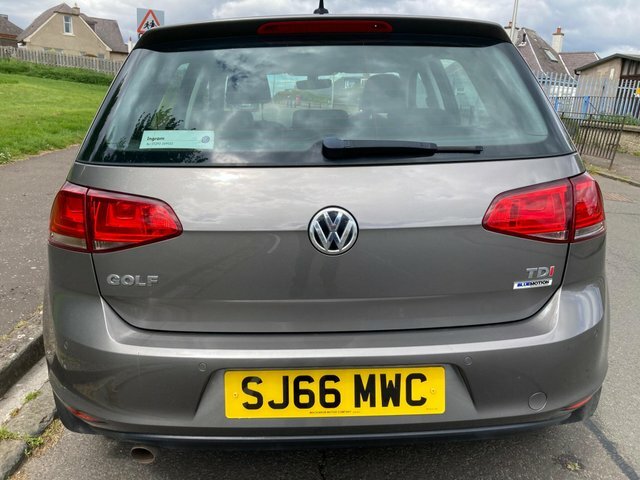 Volkswagen Golf 2016 1.6 Tdi Bluemotion Tech Match Edition Euro 6 SJ66MWC Grey #4