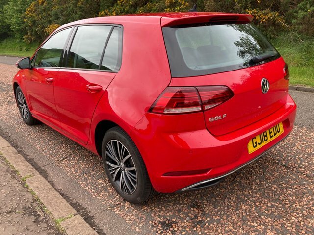 Volkswagen Golf 2018 1.0 Tsi Se Euro 6 Ss GJ18EDU Red #5