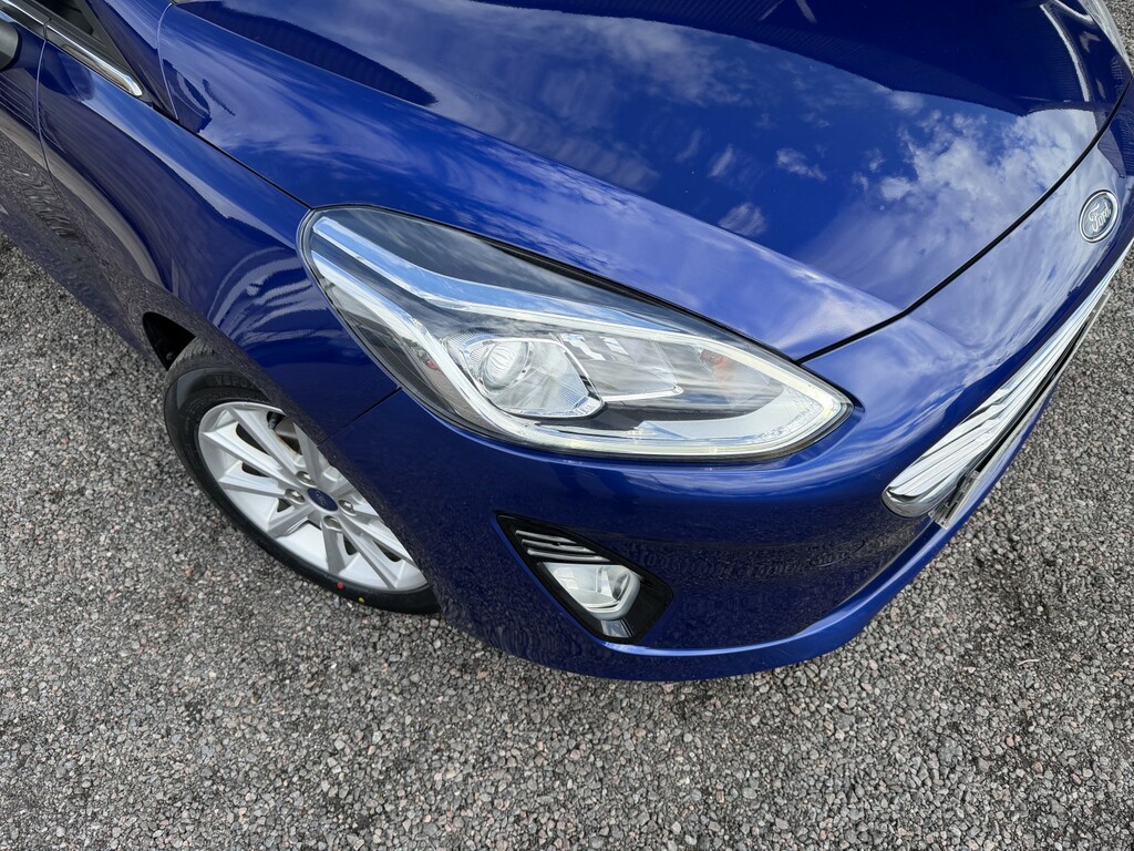 Ford Fiesta Hatchback 1.0 T Ecoboost Titanium 2018 AX67FCU Blue #2