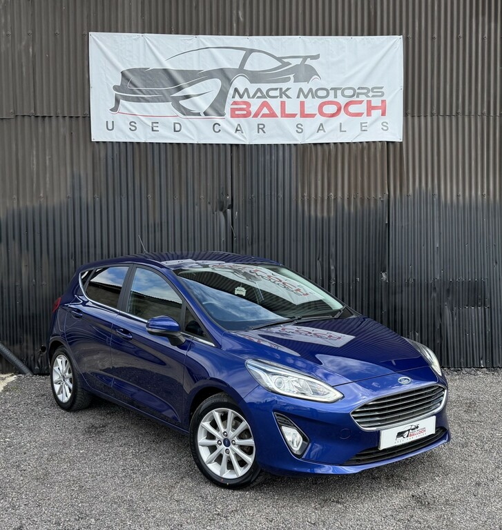 Ford Fiesta Hatchback 1.0 T Ecoboost Titanium 2018 Blue