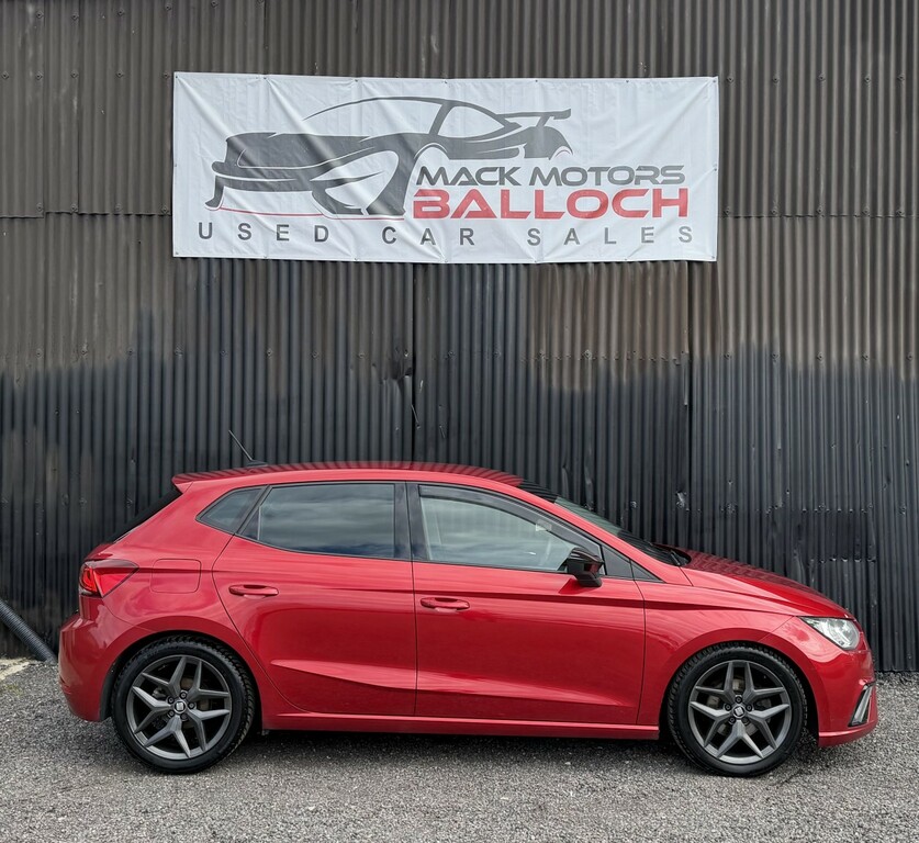 Seat Ibiza Hatchback 1.0 Tsi Fr 2018 CK18KNP Red #4