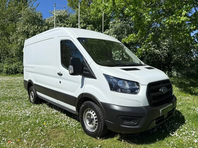 Ford Transit Custom 2.0 350 Ecoblue Leader Panel Van HK21XLV White #2
