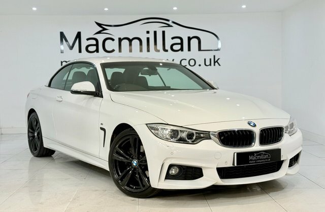 BMW 4 Series 2.0 420D M Sport Convertible Euro White
