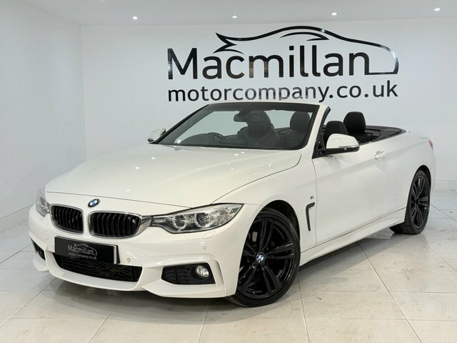 BMW 4 Series 2.0 420D M Sport Convertible Euro White #2
