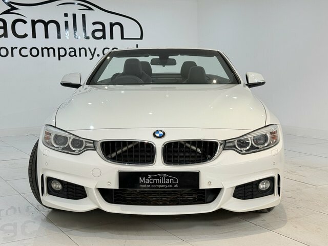BMW 4 Series 2.0 420D M Sport Convertible Euro White #3