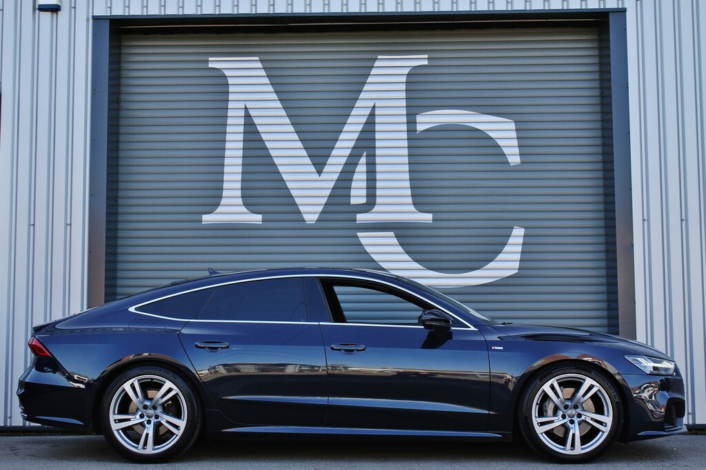 Audi A7 Hatchback 3.0 Tdi V6 50 S Line 2018 Blue #4