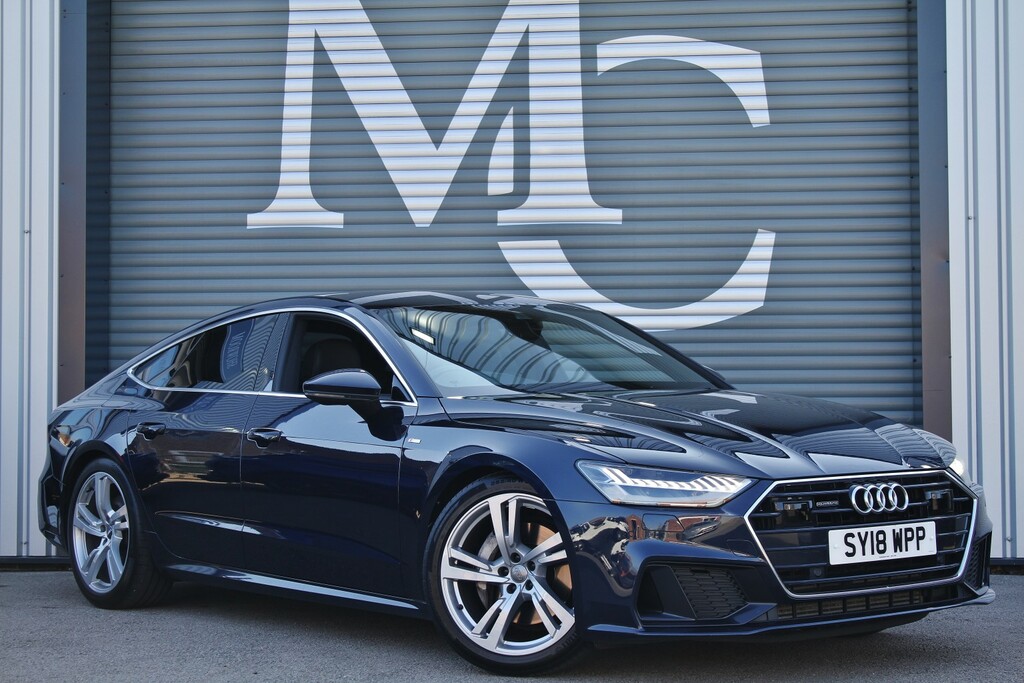 Audi A7 Hatchback 3.0 Tdi V6 50 S Line 2018 Blue