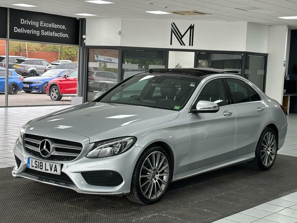 Mercedes-Benz C Class Saloon 2.1 C250d Amg Line Premium Plus G-tronic LS18LVA Silver #6
