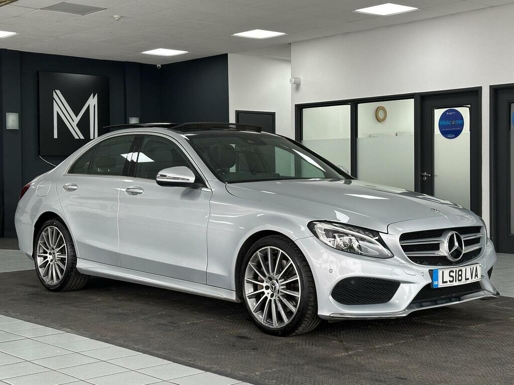 Mercedes-Benz C Class Saloon 2.1 C250d Amg Line Premium Plus G-tronic LS18LVA Silver #3