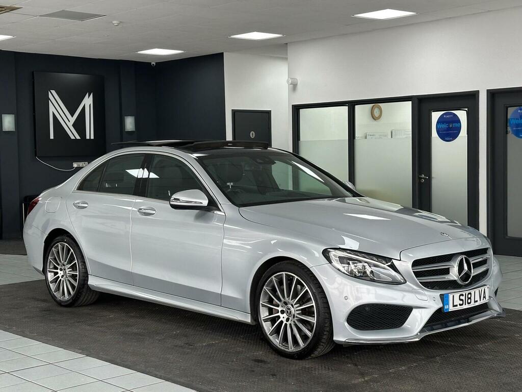 Mercedes-Benz C Class Saloon 2.1 C250d Amg Line Premium Plus G-tronic Silver