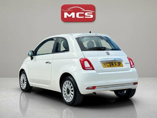 Fiat 500 Mhev Hatchback YC24VJP White #5