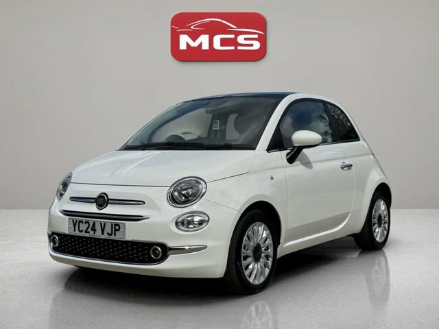Fiat 500 Mhev Hatchback YC24VJP White #3