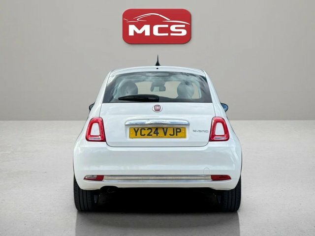 Fiat 500 Mhev Hatchback YC24VJP White #6